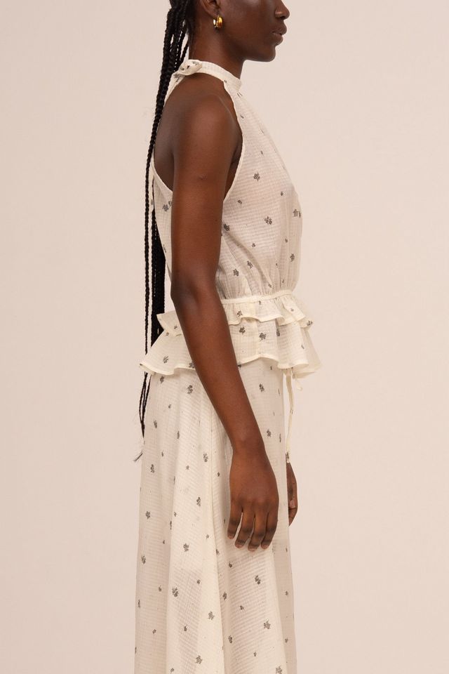 Carmen Says Lumea Floral Print Ruffle Halter #2