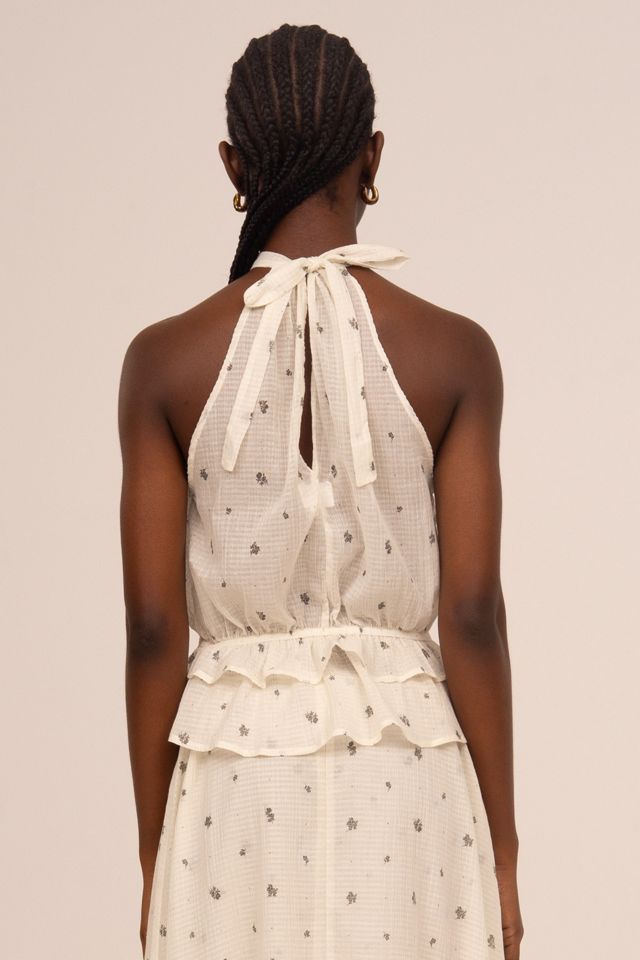 Carmen Says Lumea Floral Print Ruffle Halter #3