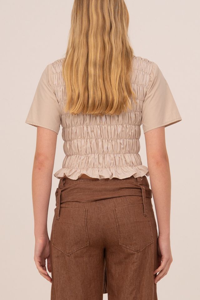 Carmen Says Sorelle Striped Smocked Top #3