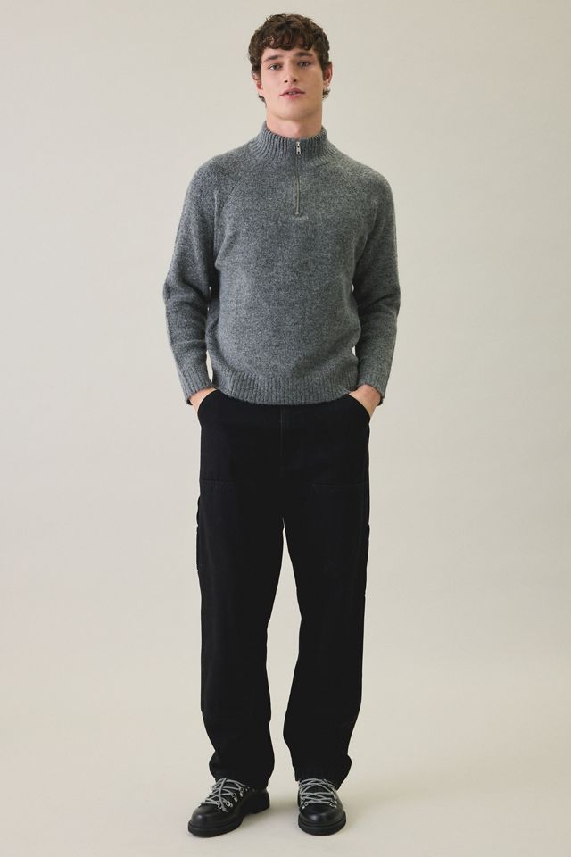 UO Wooly Marled Everyday Quarter-Zip Sweater #2