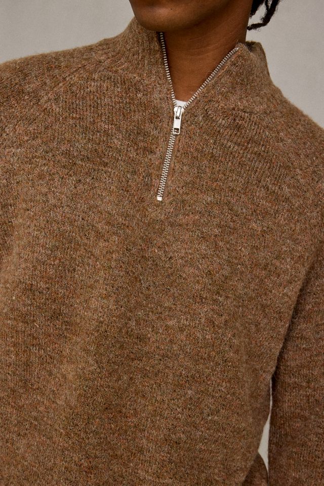 UO Wooly Marled Everyday Quarter-Zip Sweater #2