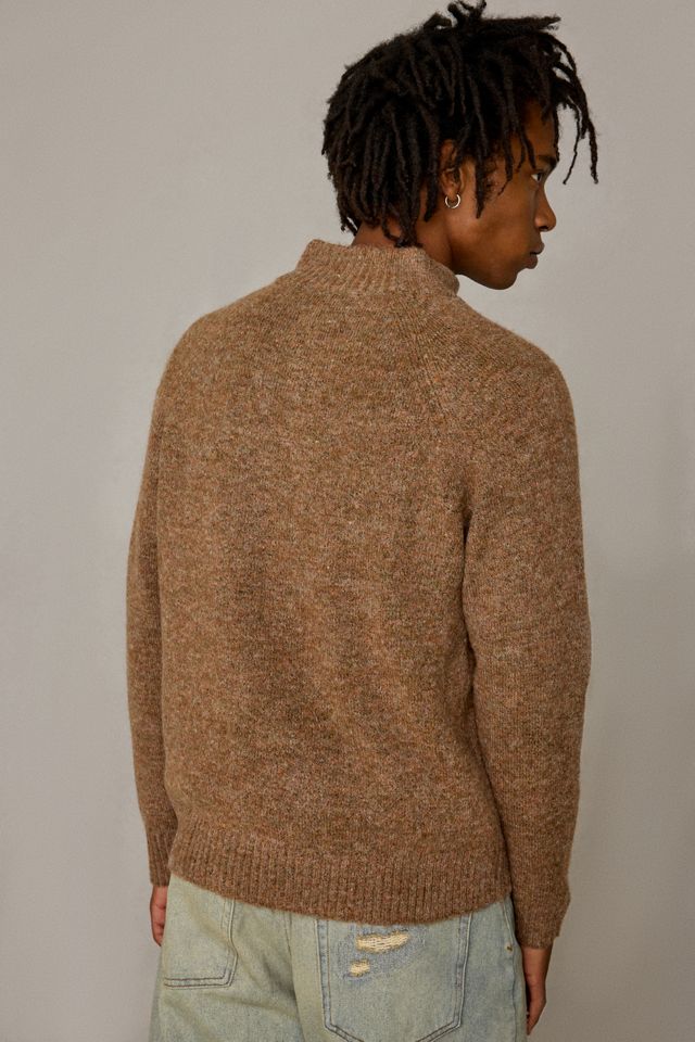 UO Wooly Marled Everyday Quarter-Zip Sweater #4