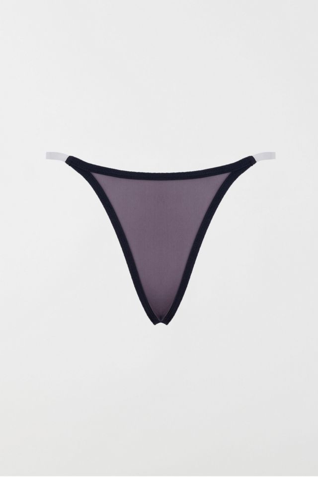 LECHERY® Lustrous Clear Strap Invisible Thong #2