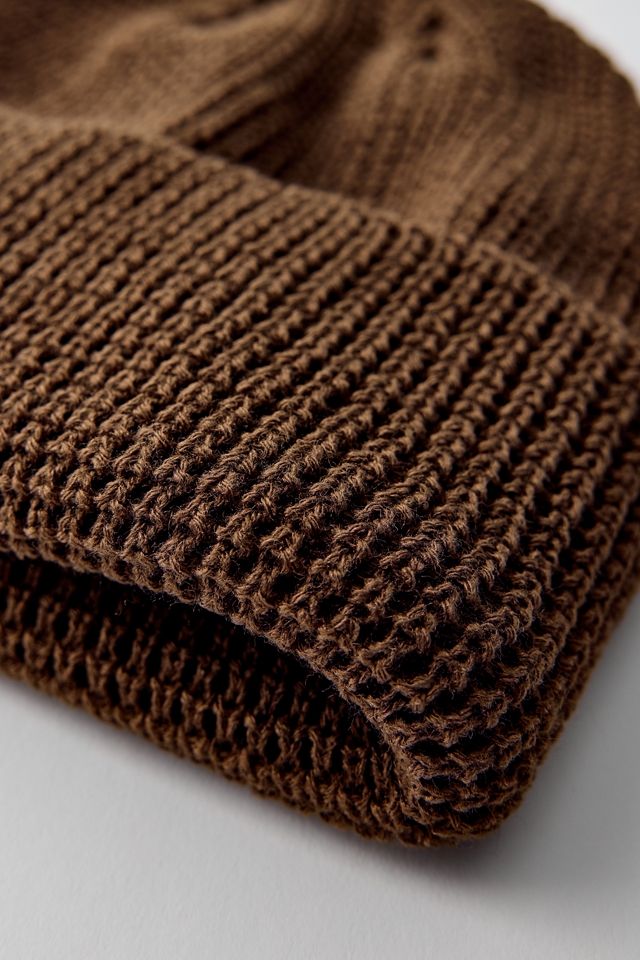 Tuque en tricot gaufré #1