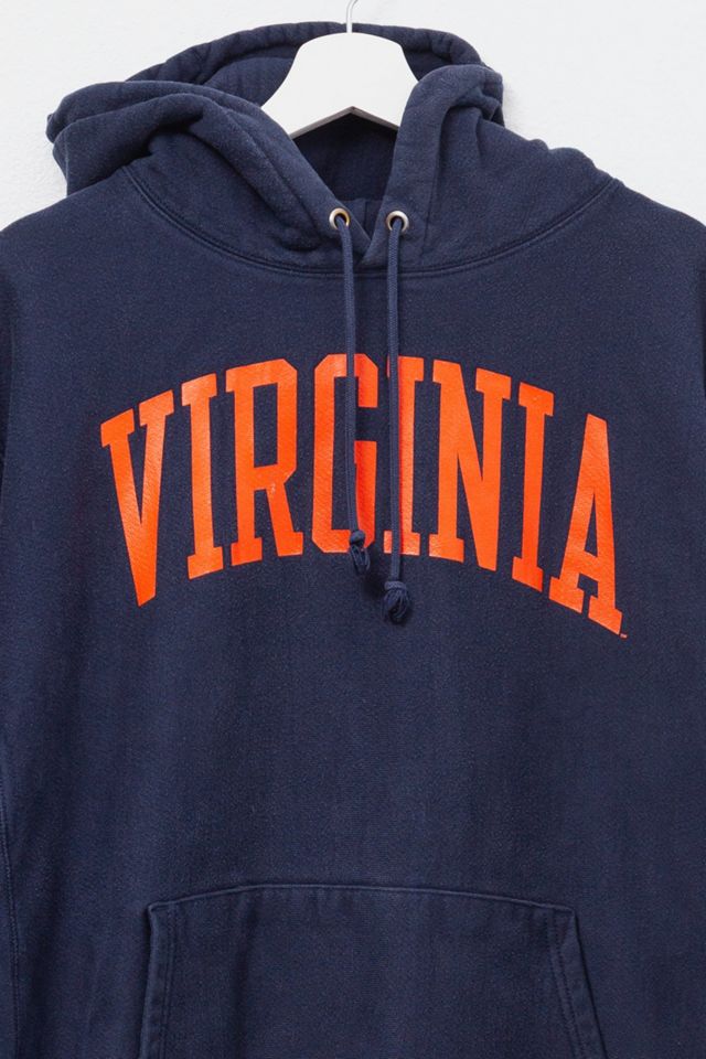 Vintage Y2K Champion Reverse Weave Virginia Hoodie Sweatshirt #1