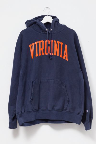 Vintage Y2K Champion Reverse Weave Virginia Hoodie Sweatshirt