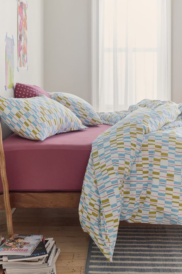 Syncopate Brushed Cotton Duvet Cover Set #1