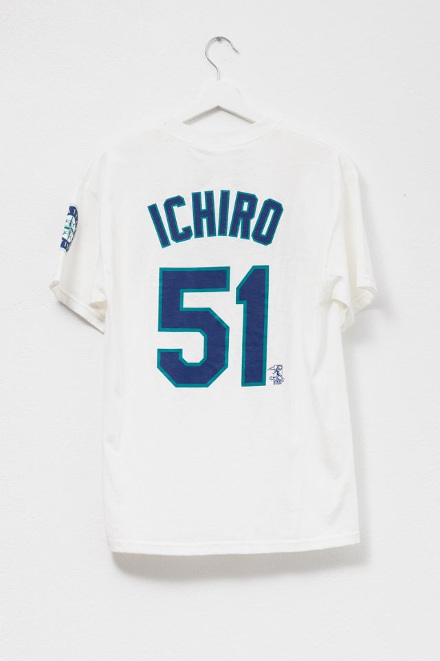 Vintage Y2K Ichiro Suzuki Mariners Jersey T-Shirt Deadstock With Tags #2