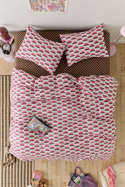 Sunset Steps Brushed Cotton Duvet Cover Set