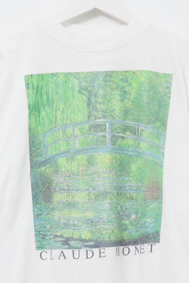 Vintage 1990s Distressed Claude Monet Fine Art Graphic T-Shirt #1