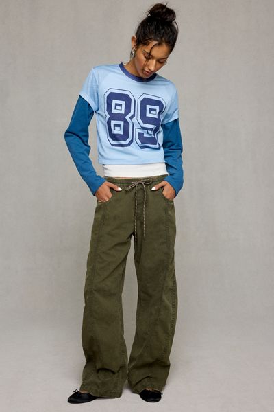 BDG Curve Mid-Rise Pull-On Pants