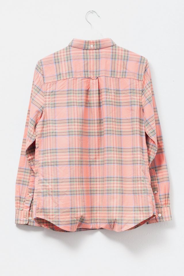 Vintage Y2K L.L. Bean Pink Plaid Cotton Button Up Shirt #2