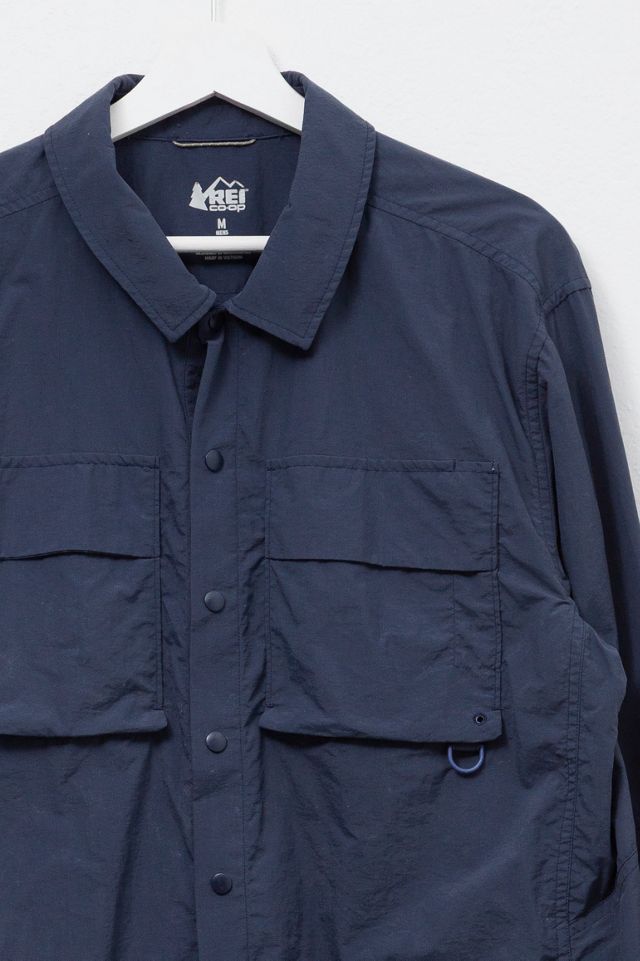 Vintage Y2K REI Nylon Button Up Breathable Travel Hiking Shirt #1