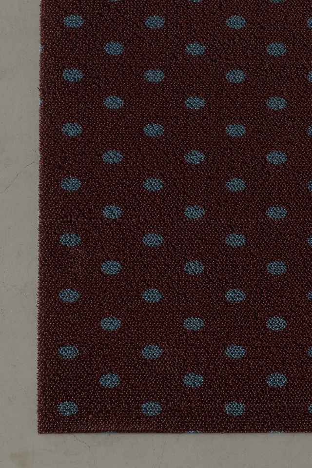 Polka Dot Vinyl Doormat #2