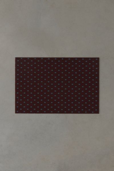 Polka Dot Vinyl Doormat