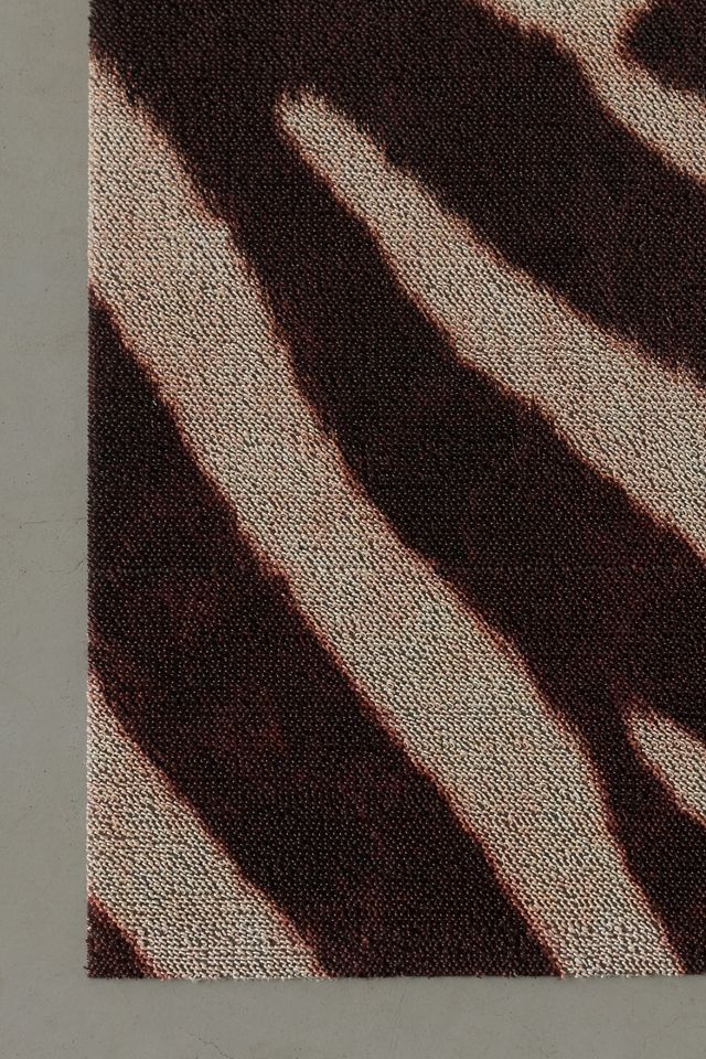 Zebra Print Vinyl Doormat #2