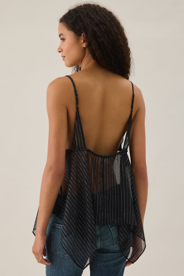 Kimchi Blue Spellbound Lace Trim Hanky Hem Babydoll Cami #3