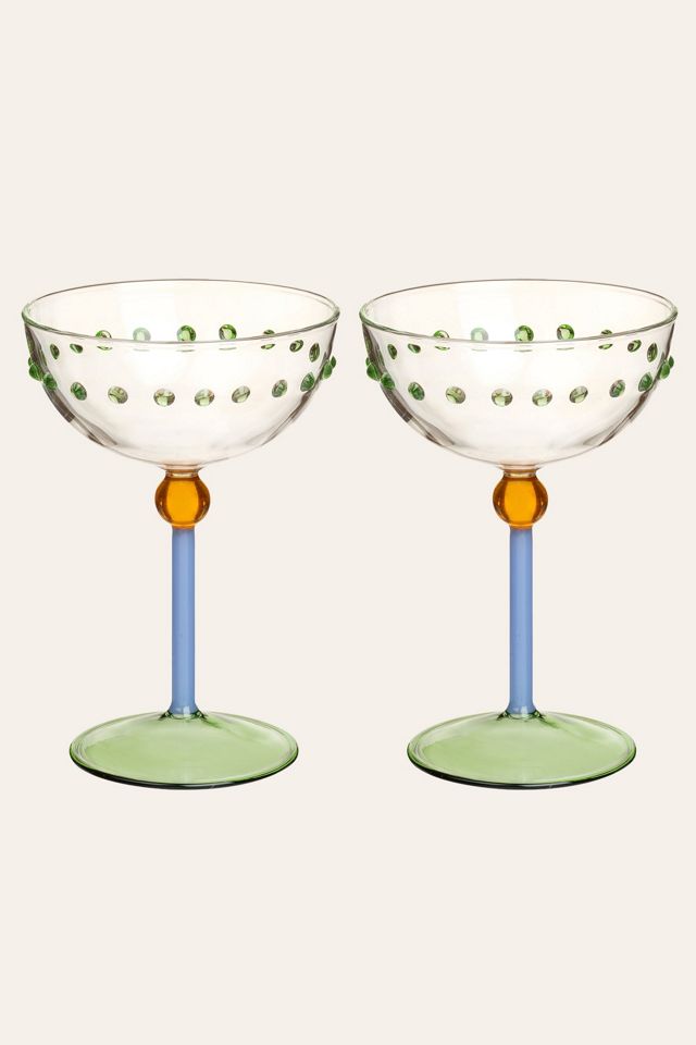Zsa Zsa Zsu Henan Borosilicate Martini Glass Set #1