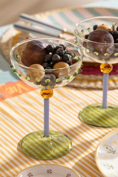 Zsa Zsa Zsu Henan Borosilicate Martini Glass Set