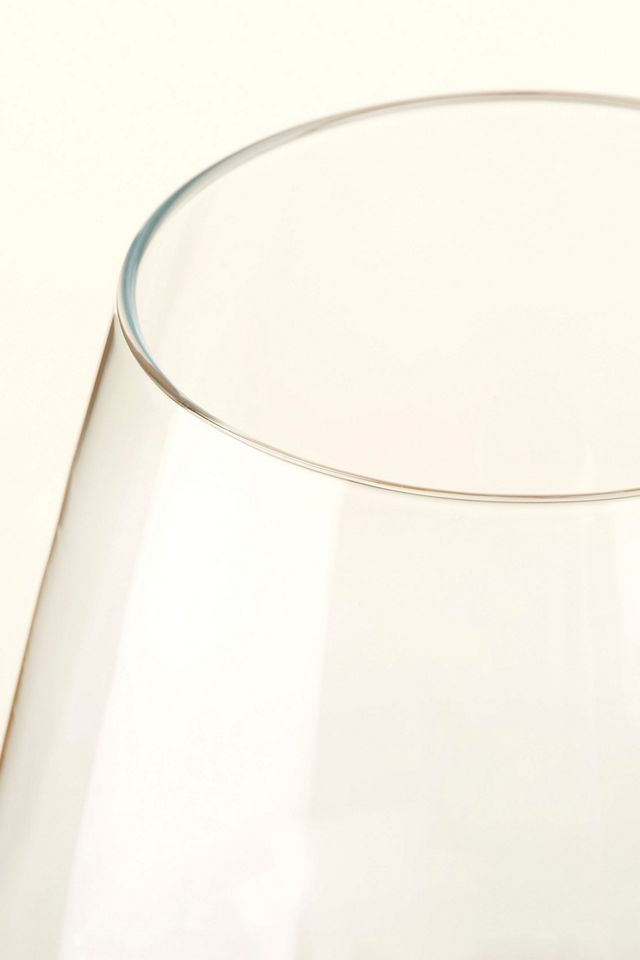 Zsa Zsa Zsu Loess Hand Painted Glass Red Wine Glass #3