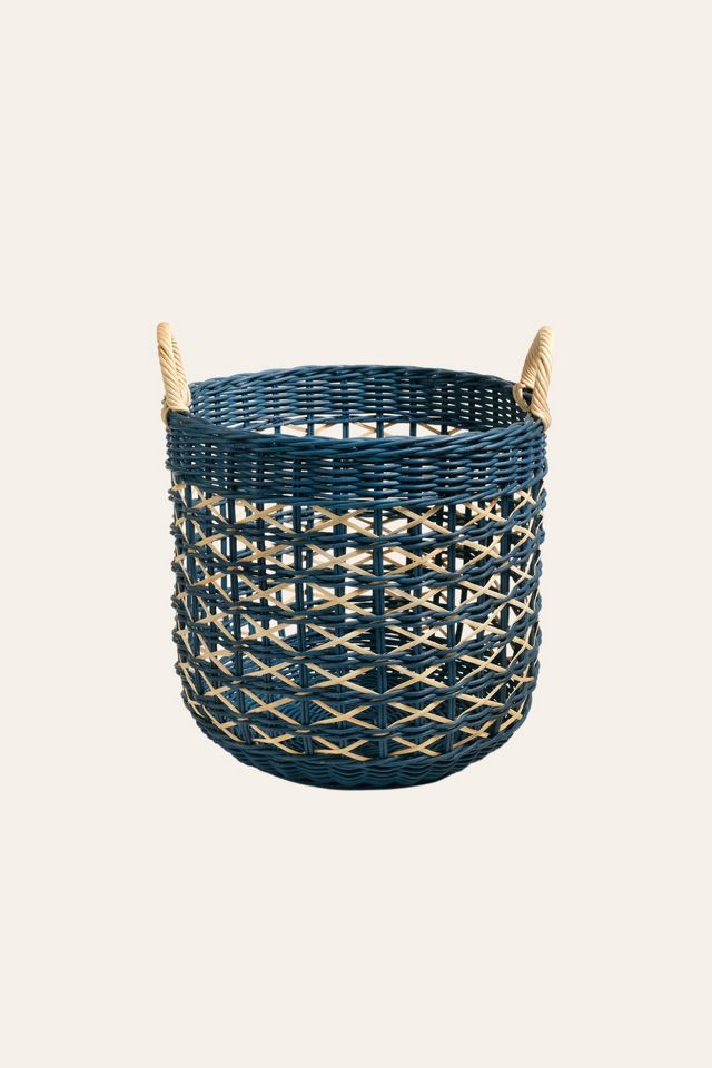 Zsa Zsa Zsu Java Round Rattan Basket #2