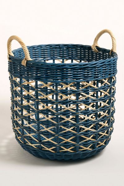 Zsa Zsa Zsu Java Round Rattan Basket