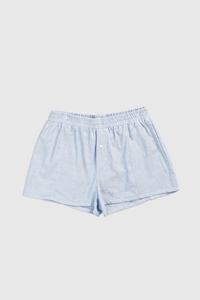 Frankie Collective Rework Oxford Mini Boxer Shorts