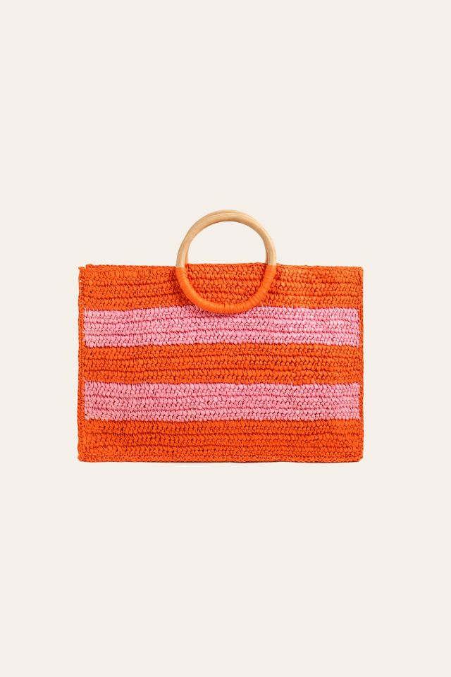 Zsa Zsa Zsu Delhi Raffia Tote Bag #1