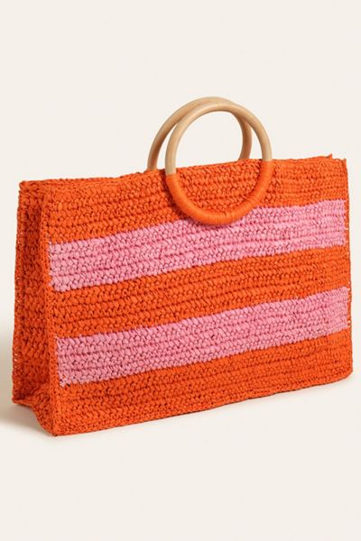 Zsa Zsa Zsu Delhi Raffia Tote Bag