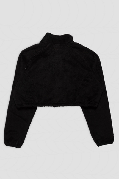 Frankie Collective Rework North Face Crop Fleece Jacket