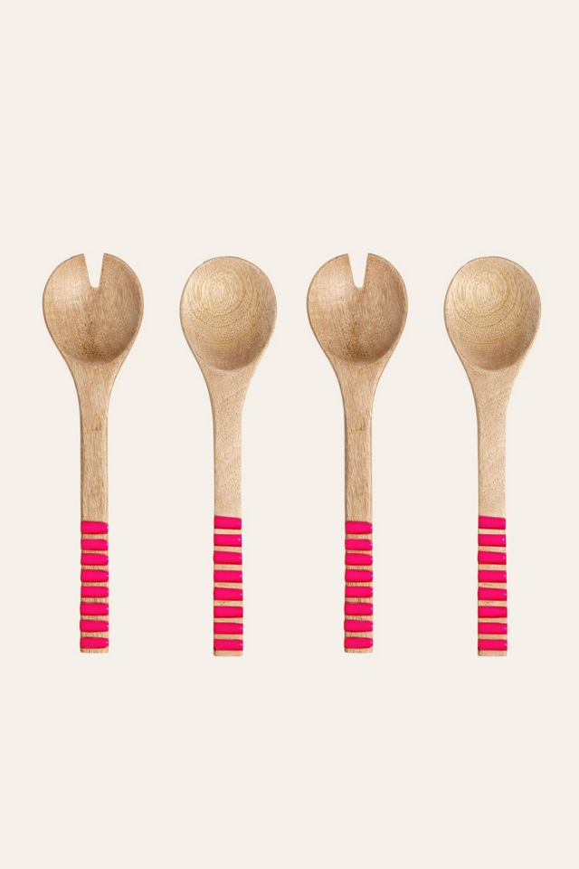 Zsa Zsa Zsu Lakri Mango Tree Salad Spoon Set #1