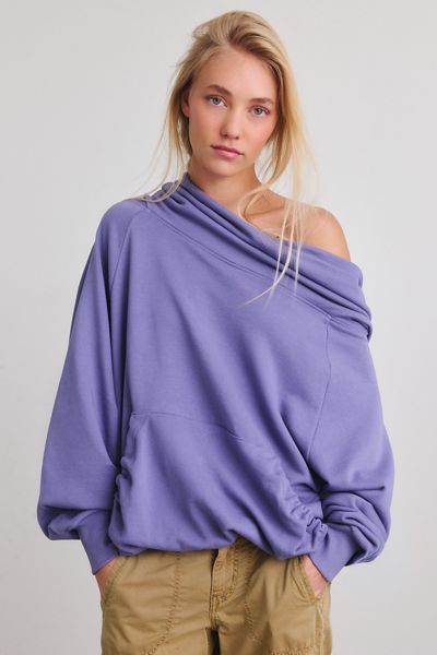 Out From Under Morning Sky Funnel Neck Hoodie Sweatshirt