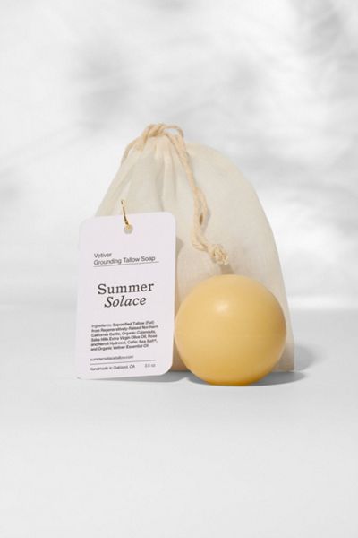 Summer Solace Tallow Vetiver Sphere Soap