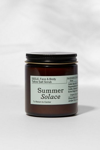Summer Solace Tallow Seele Exfoliating Sea Salt Scrub