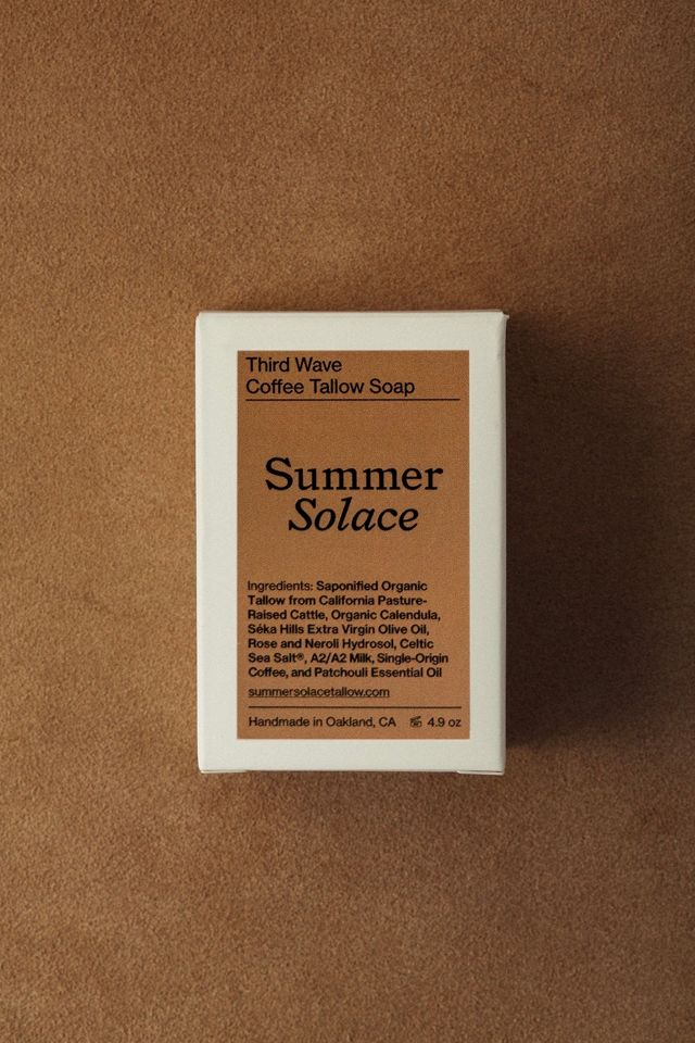 Summer Solace Tallow Third Wave Coffee & Patchouli Bar Soap #2