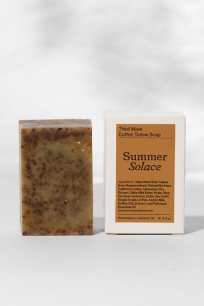 Summer Solace Tallow Third Wave Coffee & Patchouli Bar Soap