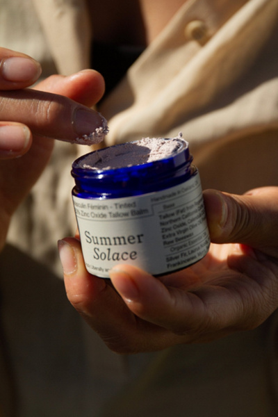 Summer Solace Tallow 23% Non-Nano Zinc Tinted Tallow Balm
