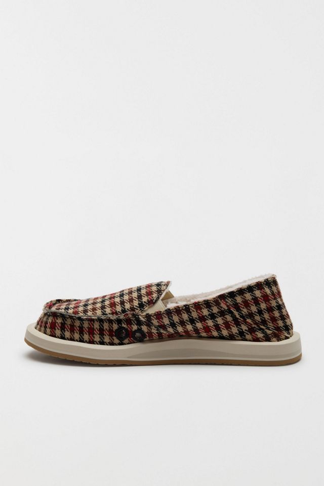 Sanuk Donna Plaid Chill Women's Loafers #1