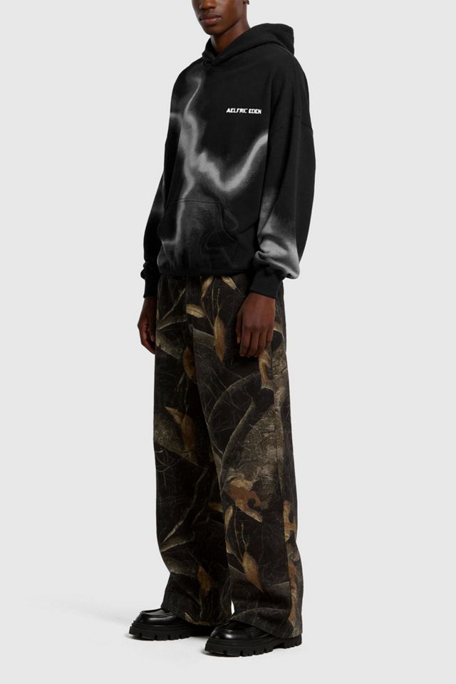 Aelfric Eden Oversized Thermal Imaging Blurring Print Pullover Hoodie #1