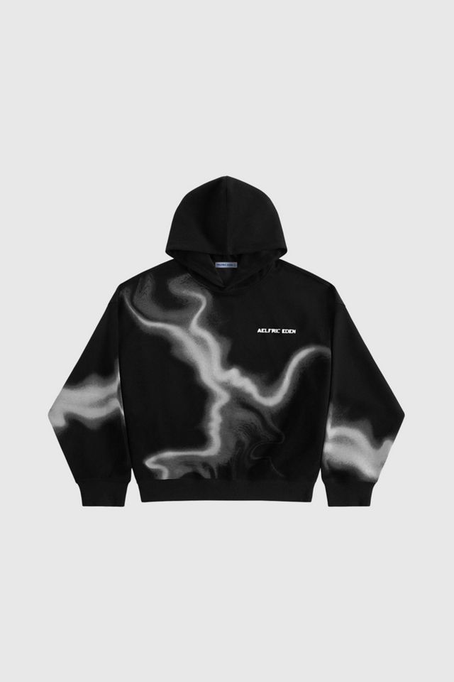 Aelfric Eden Oversized Thermal Imaging Blurring Print Pullover Hoodie #3