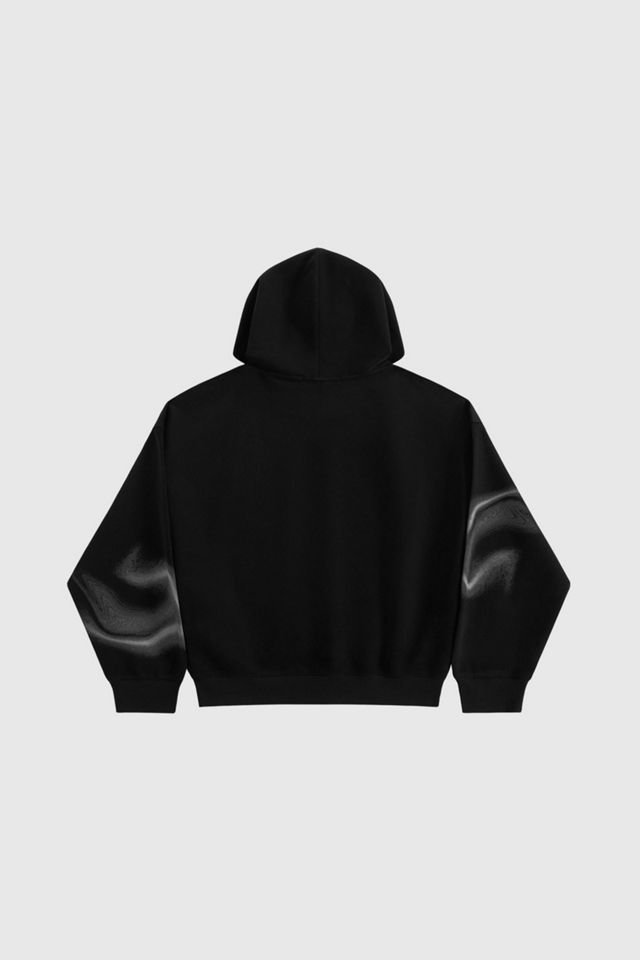 Aelfric Eden Oversized Thermal Imaging Blurring Print Pullover Hoodie #4