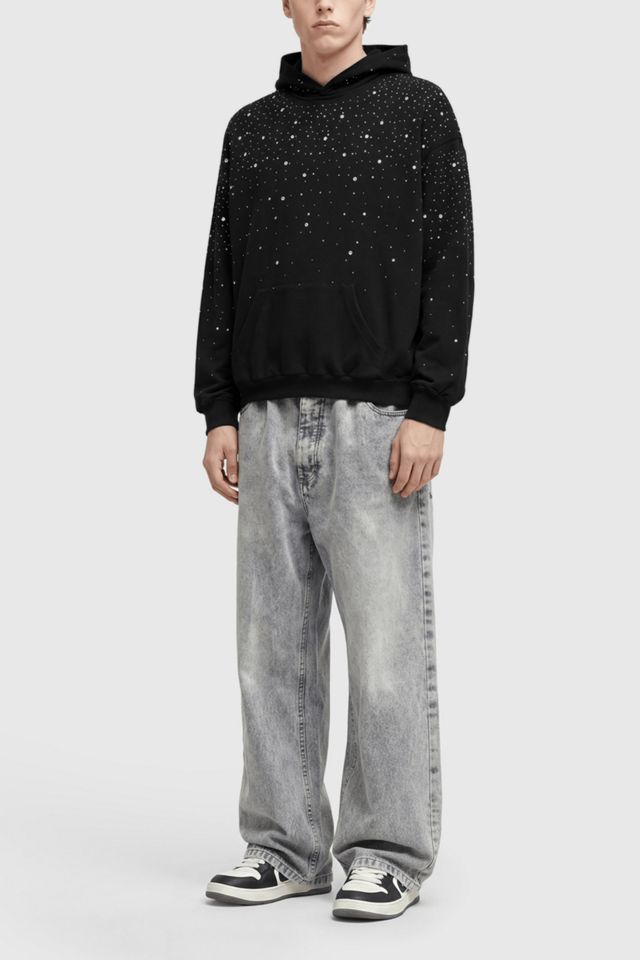 Aelfric Eden Rhinestone Pullover Hoodie #1