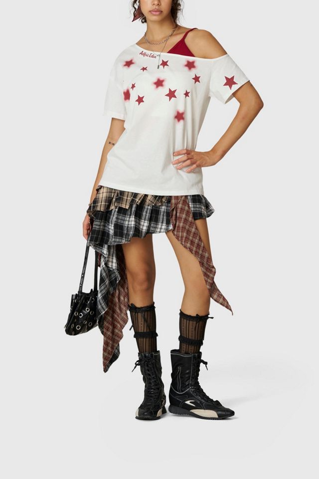 Aelfric Eden Star Graphic Off-The-Shoulder Tee #1