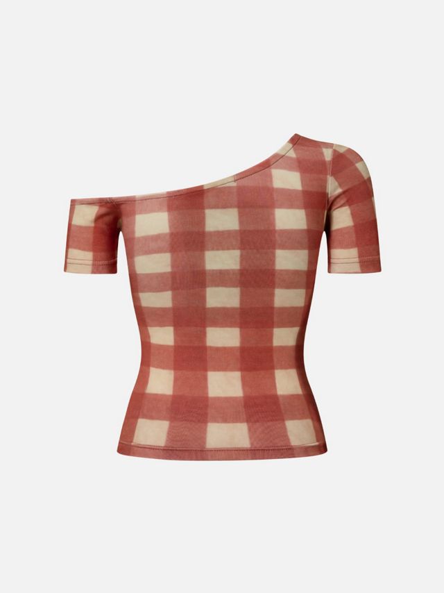 Aelfric Eden Polka Dot Dachshund Off-the-Shoulder Tee #4