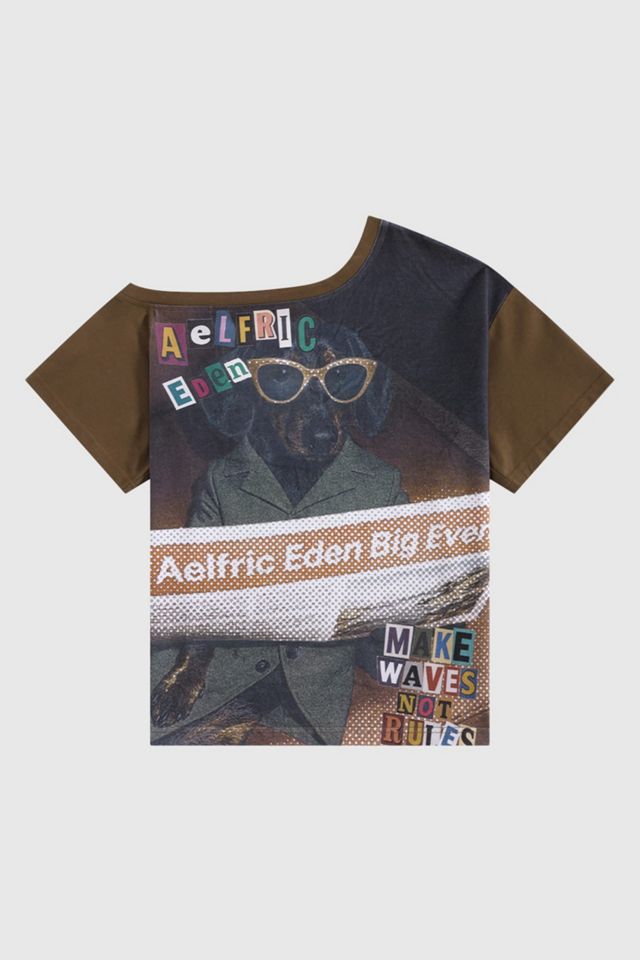 Aelfric Eden Dachshund Off-the-Shoulder Tee #2
