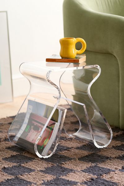 Cruz Clear Acrylic Side Table