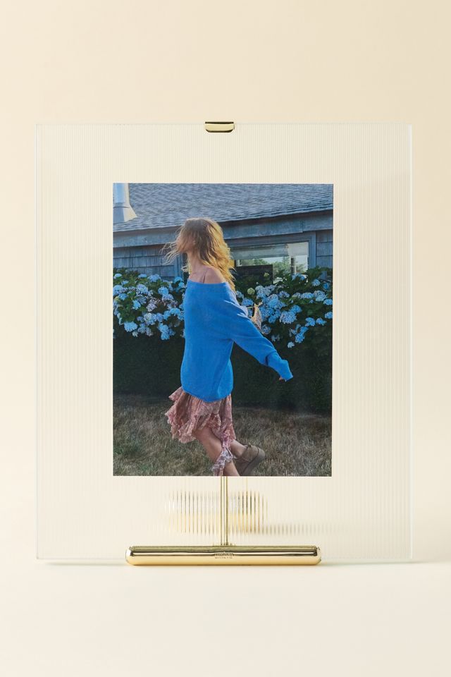 Quinn Ribbed Glass Picture Frame #3