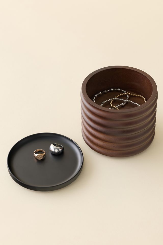 Casen 2-Tier Wooden Jewelry Storage Box #2