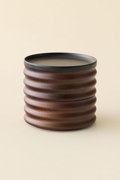 Casen 2-Tier Wooden Jewelry Storage Box