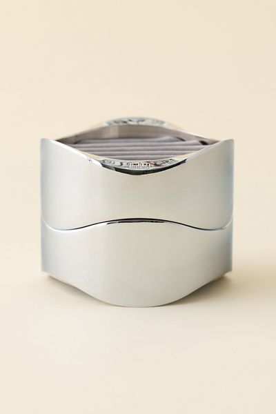 Jace Wavy Chrome 2-Tier Jewelry Organizer